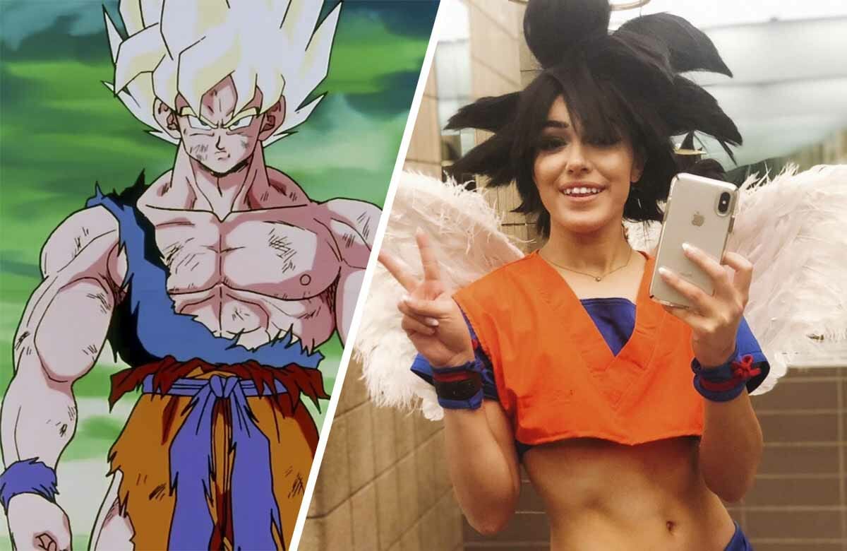 El cosplay femenino de Goku que captura todo su poder