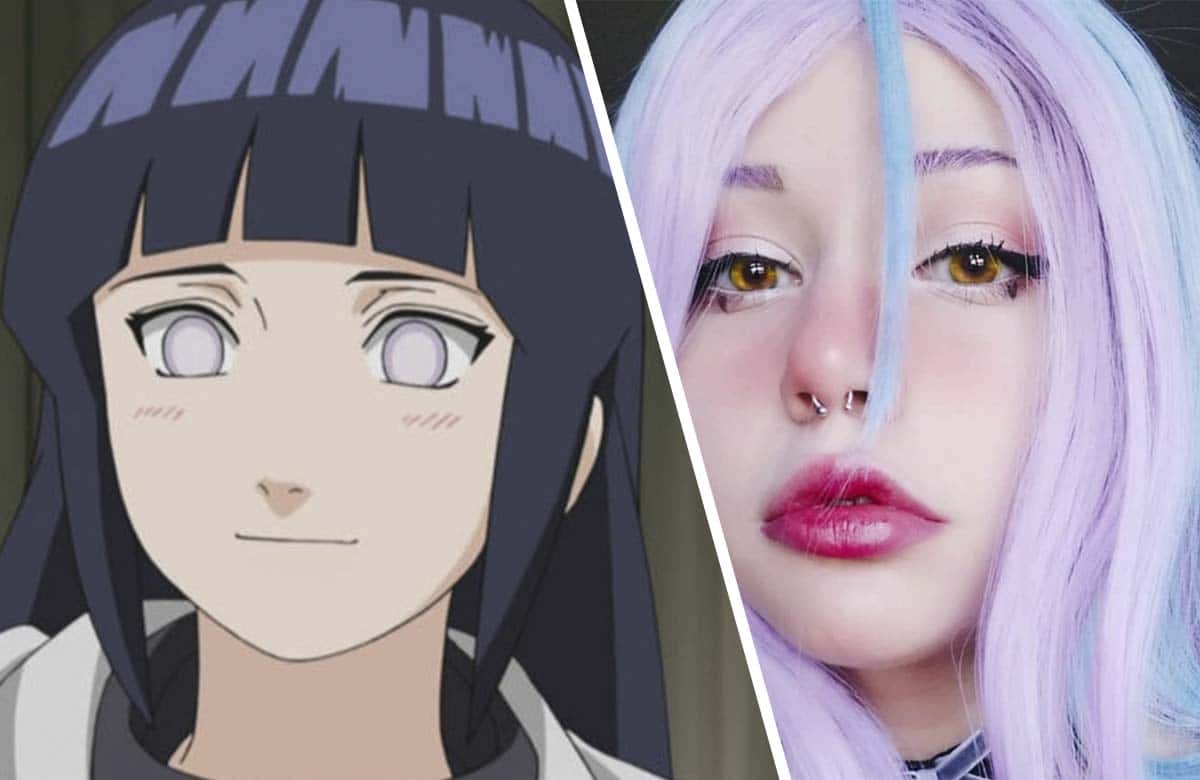 Naruto: abran paso a esta adorable Hinata de pelo azul