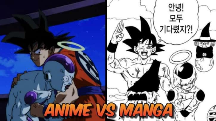 Diferencias entre anime y manga