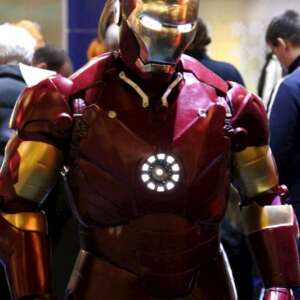 Cosplay de Iron Man en la Comic Con