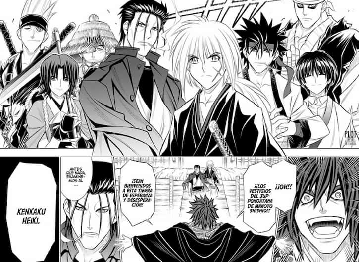 Imágenes del manga Rurouni Kenshin
